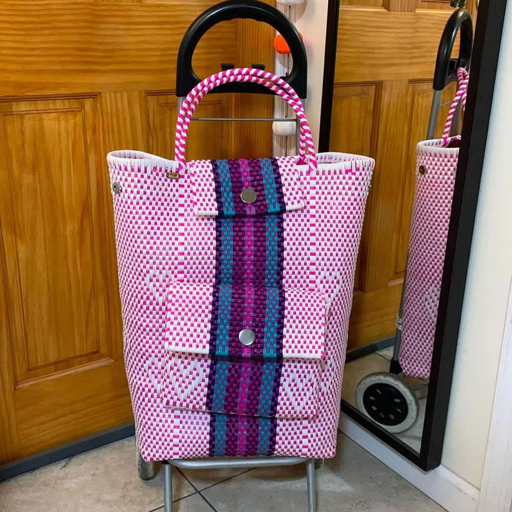Mexican woven carrito Shopping bag ‼️♥️‼️🛍️ 💜